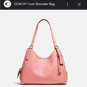 COACH Lori Shoulder Bag Purse Pink Coral